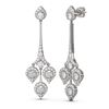 Image 2 : 7.61 ctw Diamond Earrings 18K White Gold