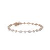 Image 1 : 4.68 ctw Marquise Cut Diamond Bracelet 18K Rose Gold