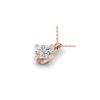 Image 2 : 1 ctw Certified VS/SI Diamond Solitaire Necklace 18K Rose Gold