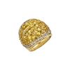 Image 1 : 5.75 ctw Yellow Sapphire & Diamond Ring 14K Yellow Gold
