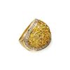 Image 2 : 5.75 ctw Yellow Sapphire & Diamond Ring 14K Yellow Gold