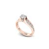 Image 2 : 1.37 ctw Certified VS/SI Diamond Solitaire Ring 18K Rose Gold
