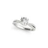 Image 2 : 1.2 ctw Certified VS/SI Diamond 2pc Wedding Set 14K White Gold