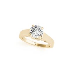 1 ctw Certified VS/SI Diamond Ring 18K Yellow Gold