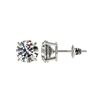 Image 2 : 2.09 ctw Certified Quality Diamond Stud Earrings 10K White Gold