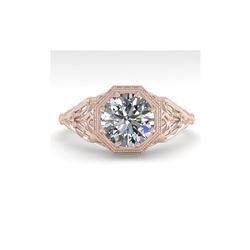 1.50 ctw VS/SI Diamond Engagement Ring 18K Rose Gold