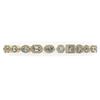 Image 2 : 9.27 ctw Mix Cut Diamonds Designer Bracelet 18K Yellow Gold
