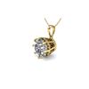 Image 1 : 1 ctw VS/SI Diamond Solitaire Necklace 18K Yellow Gold