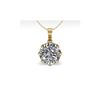 Image 2 : 1 ctw VS/SI Diamond Solitaire Necklace 18K Yellow Gold