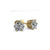 Image 1 : 2.03 ctw VS/SI Diamond Stud Solitaire Earrings 18K Yellow Gold