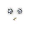 Image 2 : 2.03 ctw VS/SI Diamond Stud Solitaire Earrings 18K Yellow Gold
