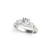 Image 1 : 1.5 ctw VS/SI Diamond 3 Stone Ring 18K White Gold