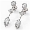 Image 1 : 1.85 ctw Marquise Cut Diamond Designer Earrings 18K White Gold