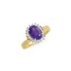 Image 1 : 2.75 ctw Tanzanite & Diamond Ring 18K Yellow Gold