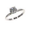 Image 2 : 1.05 ctw Certified Quality Diamond Engagement Ring 10K White Gold