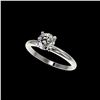 Image 1 : 1.07 ctw Certified Quality Diamond Engagement Ring 10K White Gold
