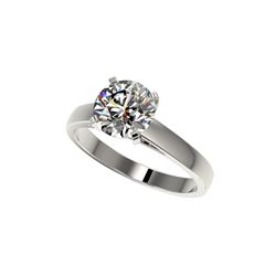 2.05 ctw Certified Quality Diamond Engagement Ring 10K White Gold