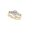 Image 1 : 1.43 ctw Certified VS/SI Diamond 2pc Wedding Set 14K Yellow Gold