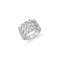 1.0 ctw Certified VS/SI Diamond Ring 14K White Gold