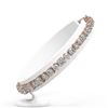 Image 2 : 11 ctw Cushion Diamond Designer Bracelet 18K Rose Gold