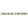 Image 2 : 8 ctw Mix Cut Diamonds Designer Bracelet 18K Yellow Gold