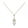 Image 2 : 2.75 ctw Cushion Cut Diamond Designer Necklace 18K Yellow Gold