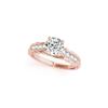 Image 1 : 1.20 ctw Certified VS/SI Diamond Ring 18K Rose Gold