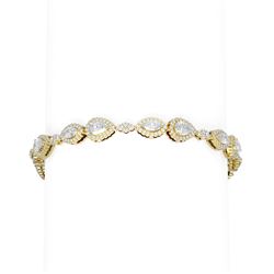 9.28 ctw Diamond Bracelet 18K Yellow Gold