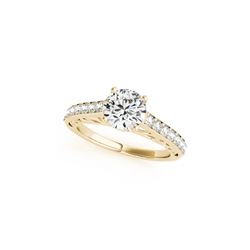 1.4 ctw Certified VS/SI Diamond Ring 18K Yellow Gold