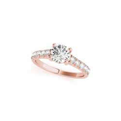 2.1 ctw Certified VS/SI Diamond Ring 18K Rose Gold
