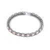Image 2 : 21.2 ctw Morganite & VS/SI Diamond Eternity Bracelet 10K White Gold
