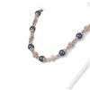 Image 2 : 18 ctw Diamond and Pearl Necklace 18K Rose Gold