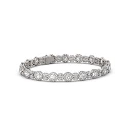 12 ctw Diamond Designer Bracelet 18K White Gold