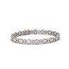 Image 1 : 12 ctw Diamond Designer Bracelet 18K White Gold