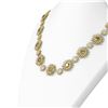 Image 2 : 42.18 ctw Canary Citrine & Diamond Necklace 18K Yellow Gold