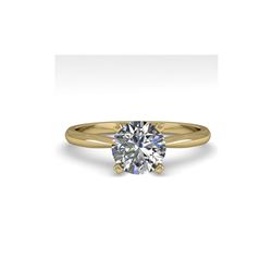 1.0 ctw VS/SI Diamond Engagement Designer Ring 18K Yellow Gold