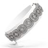 Image 2 : 9 ctw Diamond Designer Bracelet 18K White Gold