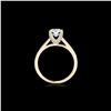 Image 2 : 1.5 ctw Certified Diamond Solitaire Ring 10K Yellow Gold