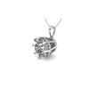 Image 1 : 2 ctw VS/SI Diamond Solitaire Necklace 14K White Gold