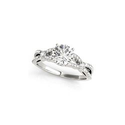 1.35 ctw Certified VS/SI Diamond Ring 18K White Gold