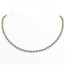20 ctw Diamond Designer Necklace 18K Yellow Gold
