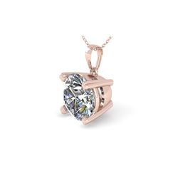 1.50 ctw VS/SI Diamond Designer Necklace 14K Rose Gold