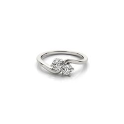 0.75 ctw VS/SI Diamond 2 Stone 2 Stone Ring 18K White Gold