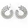 Image 2 : 16 ctw Pear Diamond Designer Earrings 18K White Gold