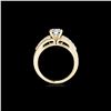 Image 2 : 1.40 ctw Certified Diamond Solitaire Ring 10K Yellow Gold