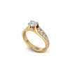 Image 2 : 1.37 ctw Certified VS/SI Diamond Solitaire Ring 18K Yellow Gold
