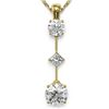 Image 1 : 1.16 ctw Diamond Designer Necklace 18K Yellow Gold