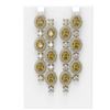 Image 1 : 19.80 ctw Canary Citrine & Diamond Earrings 18K Yellow Gold