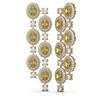 Image 2 : 19.80 ctw Canary Citrine & Diamond Earrings 18K Yellow Gold