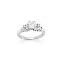 1.20 ctw Certified VS/SI Diamond Solitaire Ring 18K White Gold